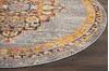 Nourison Passionate Grey Round 710 X 710 Area Rug  805-114565 Thumb 5