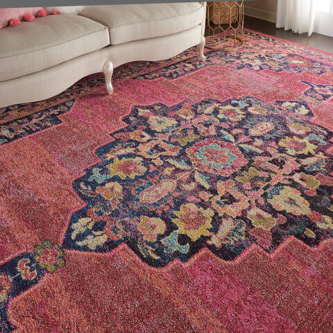 Nourison Passionate Purple 89 X 119 Area Rug 805-114571 Image 4