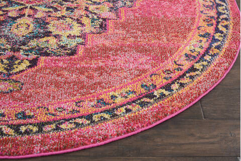Nourison Passionate Purple Round 53 X 53 Area Rug 805-114572 Image 5