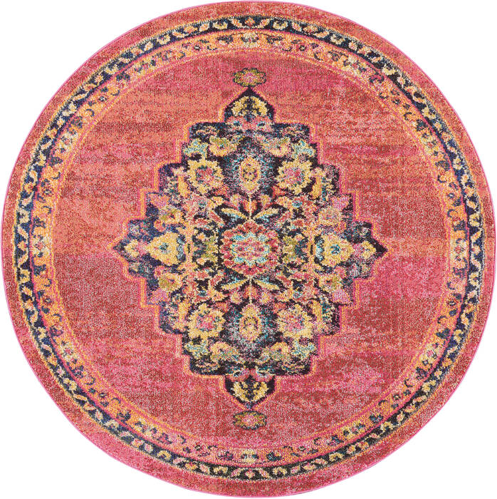 Nourison Passionate Purple Round 53 X 53 Area Rug 805-114572 Image 0