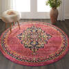 Nourison Passionate Purple Round 53 X 53 Area Rug 805-114572 Thumb 3