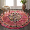 Nourison Passionate Purple Round 53 X 53 Area Rug  805-114572 Thumb 4