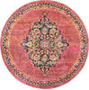 Nourison Passionate Purple Round 53 X 53 Area Rug  805-114572 Thumb 0