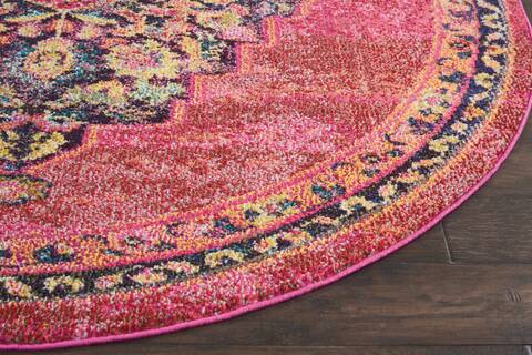 Nourison Passionate Purple Round 710 X 710 Area Rug 805-114573 Image 5