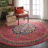 Nourison Passionate Purple Round 710 X 710 Area Rug  805-114573 Thumb 6