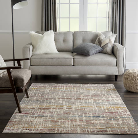 Nourison RADIANT White 53 X 73 Area Rug 805-114583 Image 1