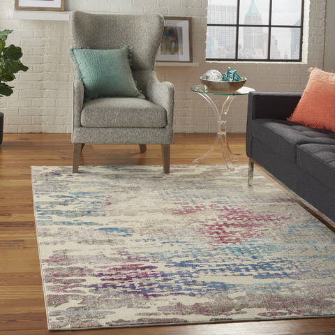 Nourison RADIANT White 53 X 73 Area Rug 805-114585 Image 7