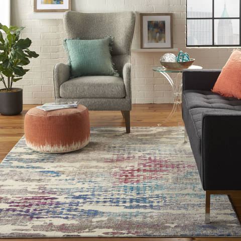 Nourison RADIANT White 53 X 73 Area Rug 805-114585 Image 8