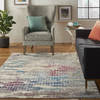 Nourison RADIANT White 53 X 73 Area Rug  805-114585 Thumb 1