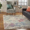 Nourison RADIANT White 53 X 73 Area Rug 805-114585 Thumb 7