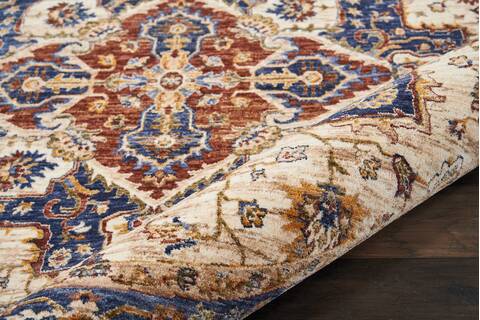 Nourison Reseda Beige Round 50 X 50 Area Rug 805-114596 Image 2