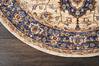 Nourison Reseda Beige Round 50 X 50 Area Rug 805-114596 Thumb 1