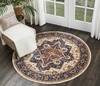 Nourison Reseda Beige Round 50 X 50 Area Rug 805-114596 Thumb 3