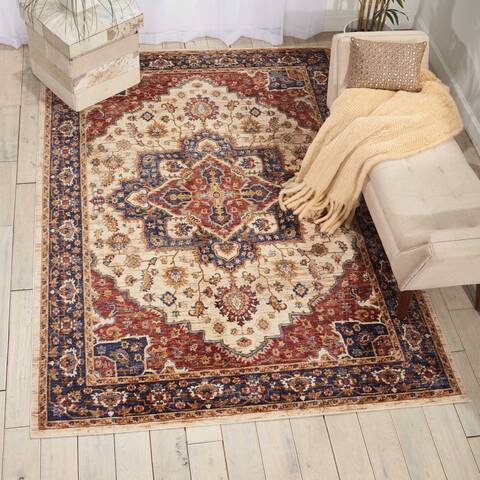 Nourison Reseda Beige 53 X 76 Area Rug 805-114597 Image 3