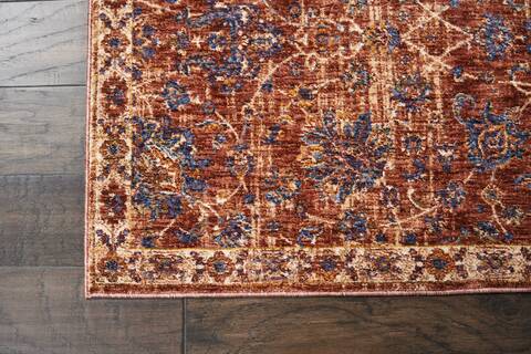 Nourison Reseda Red Runner 23 X 76 Area Rug 805-114601 Image 1