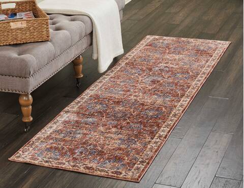 Nourison Reseda Red Runner 23 X 76 Area Rug 805-114601 Image 3