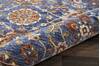 Nourison Reseda Blue Round 50 X 50 Area Rug 805-114613 Thumb 2
