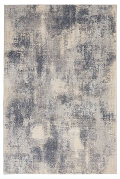 Nourison Rustic Textures Blue Rectangle 5x7 ft Polypropylene Carpet 114663