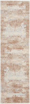 Nourison Rustic Textures Beige Runner 6 to 9 ft Polypropylene Carpet 114665