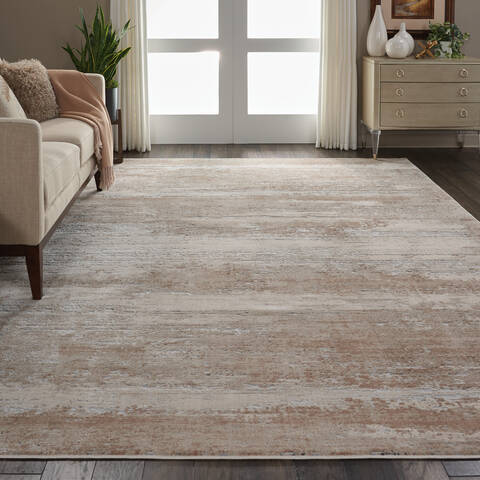 Nourison Rustic Textures Beige 710 X 106 Area Rug 805-114668 Image 4