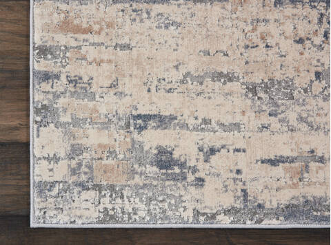 Nourison Rustic Textures Beige Runner 22 X 76 Area Rug 805-114670 Image 1