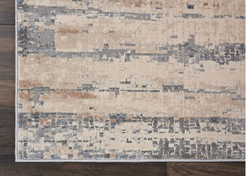 Nourison Rustic Textures Beige 93 X 129 Area Rug 805-114674 Image 1