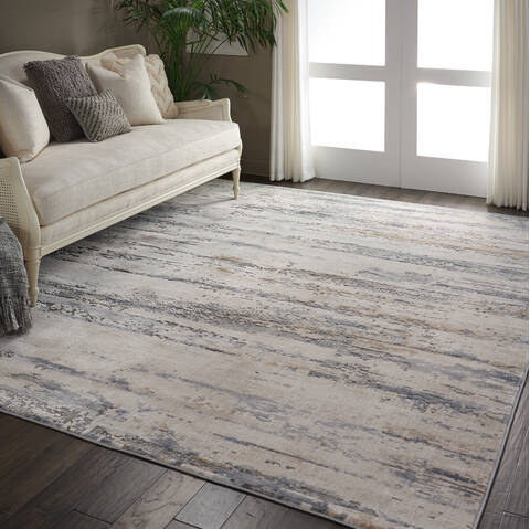 Nourison Rustic Textures Beige 93 X 129 Area Rug 805-114674 Image 6