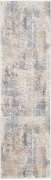 Nourison Rustic Textures Beige Runner 6 to 9 ft Polypropylene Carpet 114675