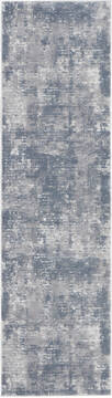 Nourison Rustic Textures Grey Runner 6 to 9 ft Polypropylene Carpet 114676