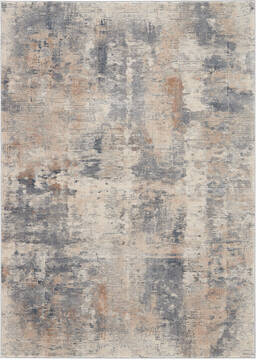 Nourison Rustic Textures Beige Rectangle 5x7 ft Polypropylene Carpet 114678