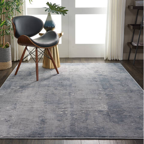 Nourison Rustic Textures Grey 53 X 73 Area Rug 805-114683 Image 4
