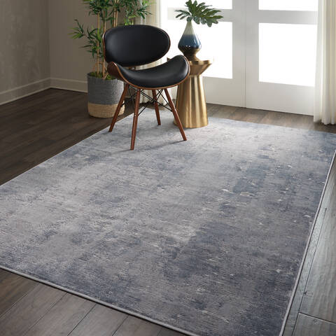 Nourison Rustic Textures Grey 53 X 73 Area Rug 805-114683 Image 6