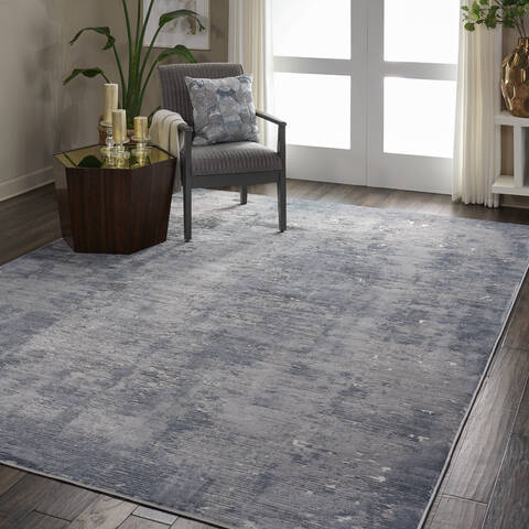 Nourison Rustic Textures Grey 710 X 106 Area Rug 805-114684 Image 6