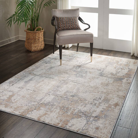 Nourison Rustic Textures Beige 53 X 73 Area Rug 805-114690 Image 6