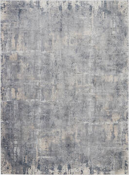 Nourison Rustic Textures Grey Rectangle 9x13 ft Polypropylene Carpet 114692