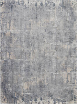 Nourison Rustic Textures Grey Rectangle 8x10 ft Polypropylene Carpet 114695