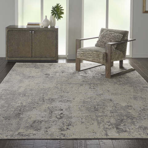 Nourison Rustic Textures Grey 710 X 106 Area Rug 805-114705 Image 3