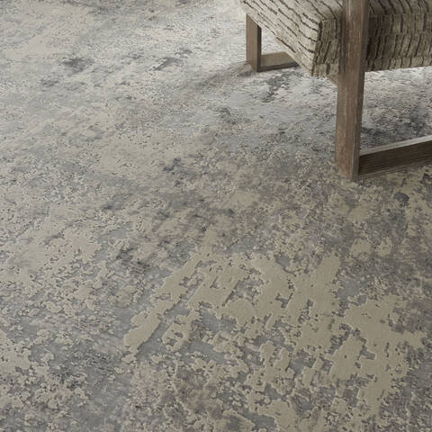 Nourison Rustic Textures Grey 710 X 106 Area Rug 805-114705 Image 4