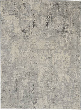 Nourison Rustic Textures Grey Rectangle 8x10 ft Polypropylene Carpet 114705