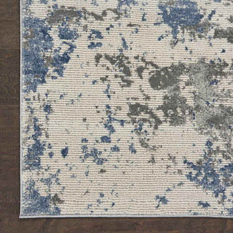 Nourison Rustic Textures Grey Runner 22 X 76 Area Rug 805-114710 Image 1