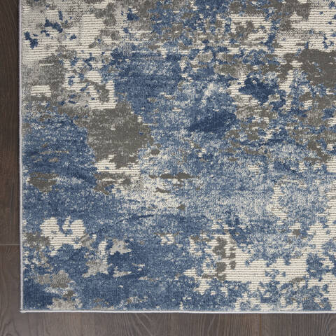 Nourison Rustic Textures Grey 53 X 73 Area Rug 805-114711 Image 1