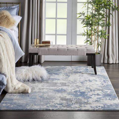 Nourison Rustic Textures Grey 53 X 73 Area Rug 805-114711 Image 3