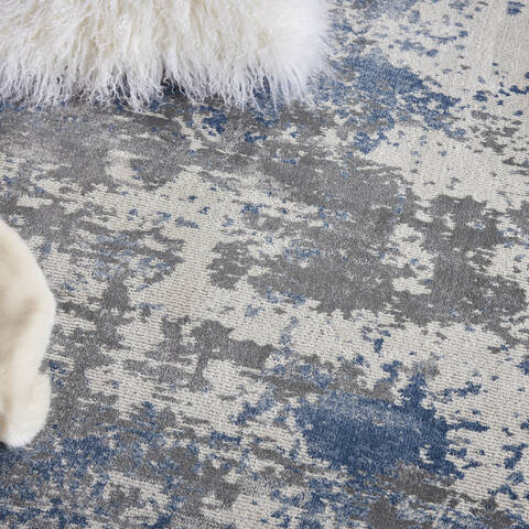 Nourison Rustic Textures Grey 53 X 73 Area Rug 805-114711 Image 4