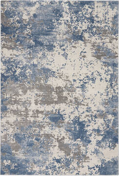 Nourison Rustic Textures Grey Rectangle 5x7 ft Polypropylene Carpet 114711