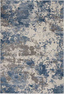 Nourison Rustic Textures Grey Rectangle 4x6 ft Polypropylene Carpet 114712