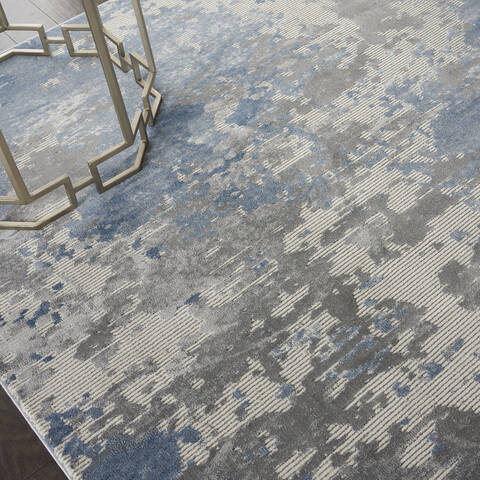 Nourison Rustic Textures Grey 710 X 106 Area Rug 805-114713 Image 4