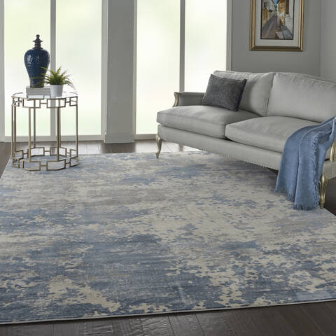 Nourison Rustic Textures Grey 710 X 106 Area Rug 805-114713 Image 5