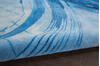 Nourison Symmetry Blue 53 X 79 Area Rug  805-114834 Thumb 2