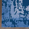 Nourison Symmetry Blue 39 X 59 Area Rug  805-114837 Thumb 1