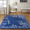 Nourison Symmetry Blue 39 X 59 Area Rug  805-114837 Thumb 3